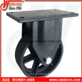 6 Inch to 8 Inch Wastebin Rigid Castor with Iron Wheel